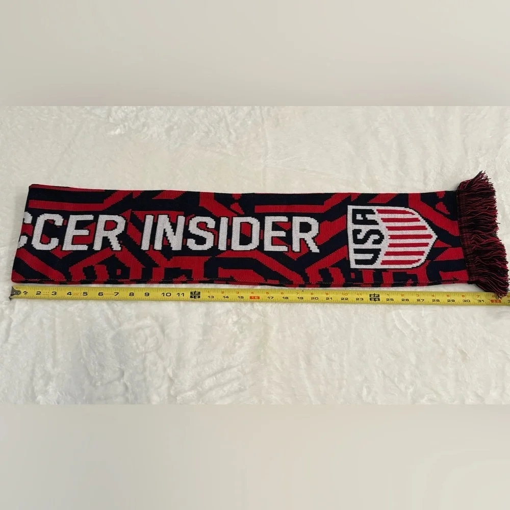 2021 US Soccer Insider USA Scarf- Measures 60”Lx7”W